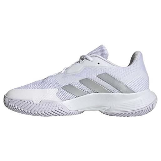 Adidas court. Jam control w, sneaker donna, ftwr white/silver met. /ftwr white, 43 1/3 eu