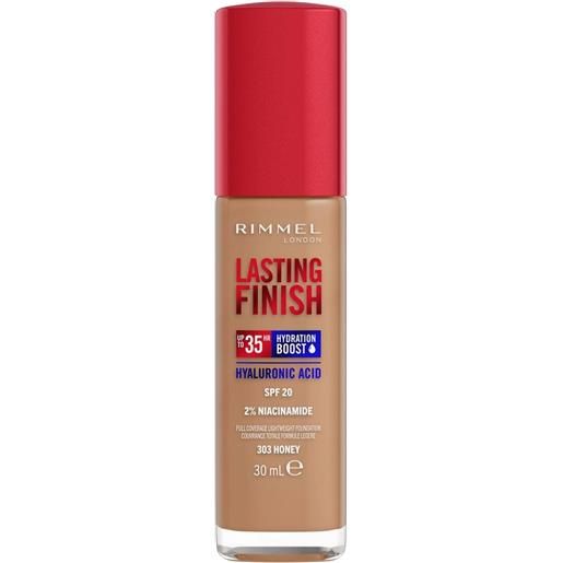 Rimmel fondotinta lasting finish 35h con acido ialuronico 303 honey 30ml Rimmel