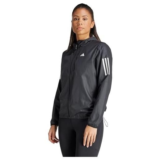 adidas own the run jacket giacca, black, xl women's