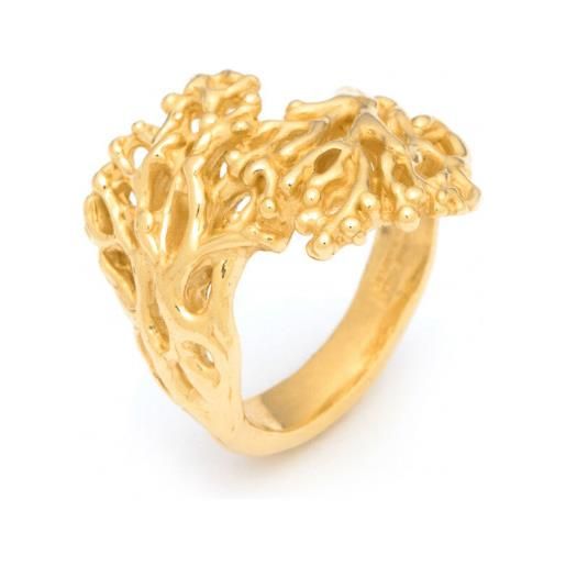 Giovanni Raspini anello contrarié coral oro