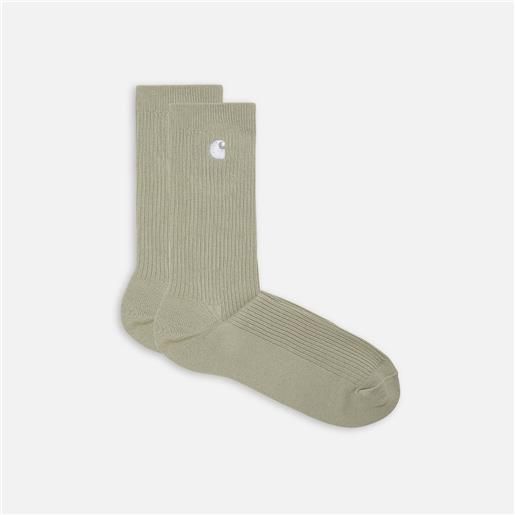 Carhartt WIP madison 2 pack socks beryl/white unisex