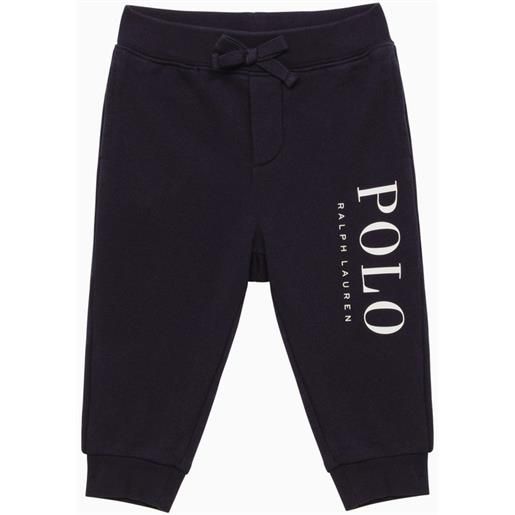 Polo Ralph Lauren pantalone jogging blu navy in misto cotone