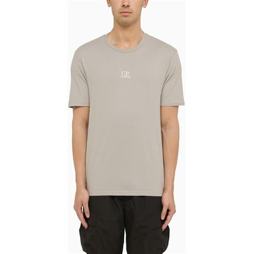 C.P. Company t-shirt grigia in cotone con logo