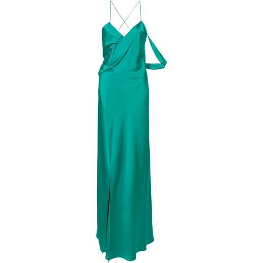 Michelle Mason abito da sera a portafoglio - verde