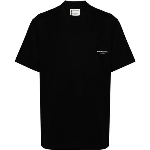 Wooyoungmi t-shirt con stampa - nero