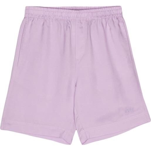MSGM shorts con ricamo - viola