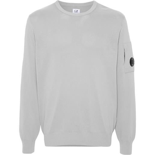 C.P. Company maglione con applicazione - grigio
