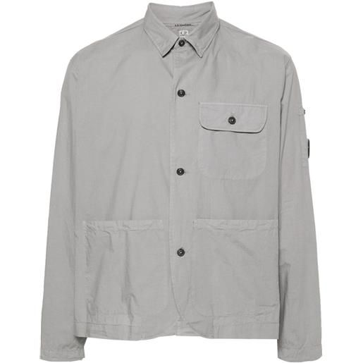 C.P. Company camicia con applicazioni - grigio