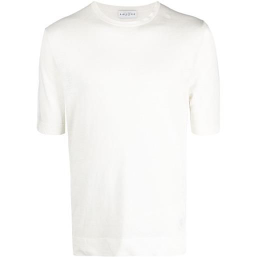 Ballantyne t-shirt girocollo - bianco