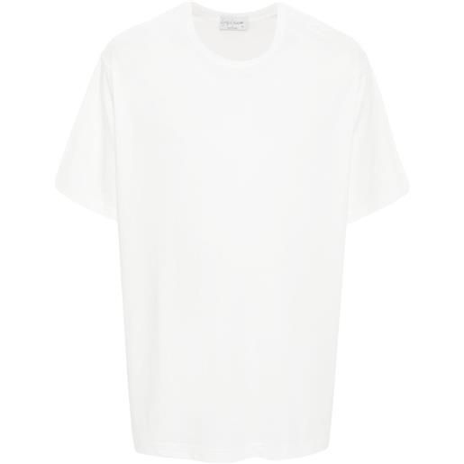Yohji Yamamoto t-shirt girocollo - bianco