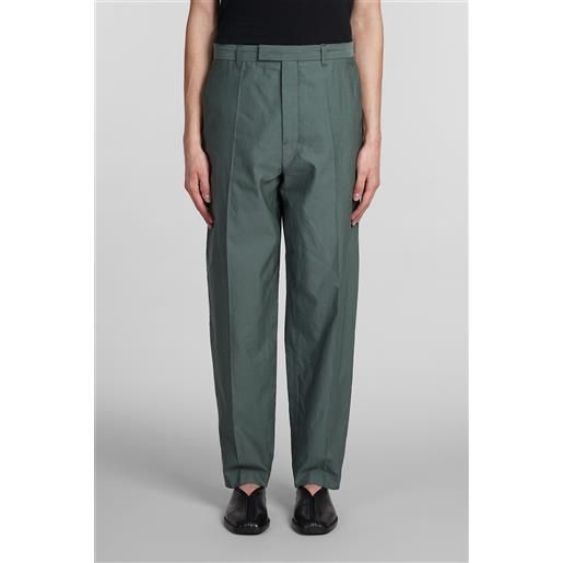 LEMAIRE pantalone in cotone verde