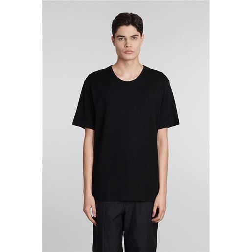 LEMAIRE t-shirt in cotone nero