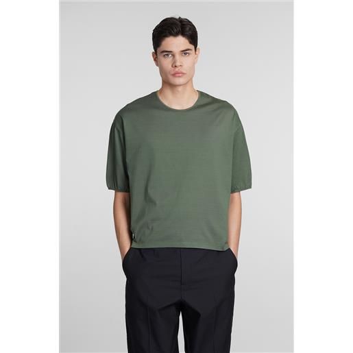 LEMAIRE t-shirt in cotone verde