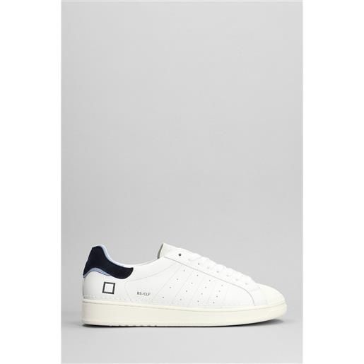 D.a.t.e. sneakers base in pelle bianca