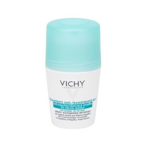 Vichy antiperspirant no white marks & yellow stains deodorante antitraspirante senza alcol 50 ml unisex