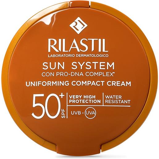Rilastil sun system crema compatta uniformante bronze spf 50+ 10 ml