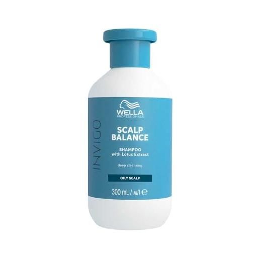 Wella professionals - invigo - scalp balance - deep cleansing oily scalp shampoo - 300 ml
