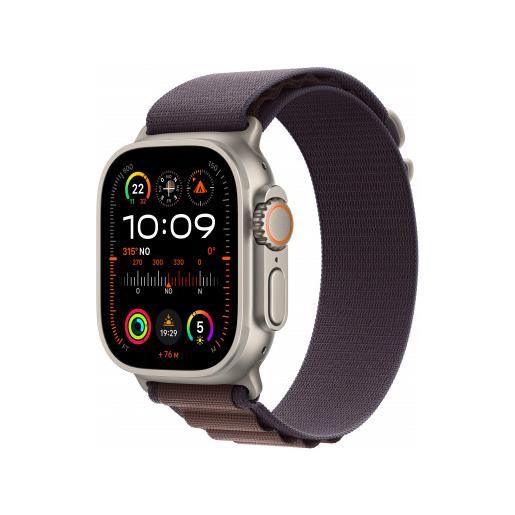 Apple smartwatch Apple watch ultra 2 gps + cellular 49mm cassa in titanio con cinturino alpine loop l indigo [mrew3ty/a]