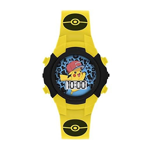 Pokemon orologio digitale al quarzo ragazzo con cinturino in silicone pok4128