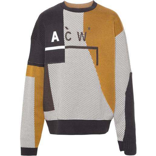 A-COLD-WALL* maglione con logo - grigio