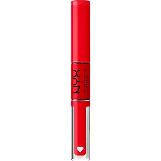 Nyx Professional MakeUp shine loud rossetto brillante, rossetto, gloss 17 rebel in red