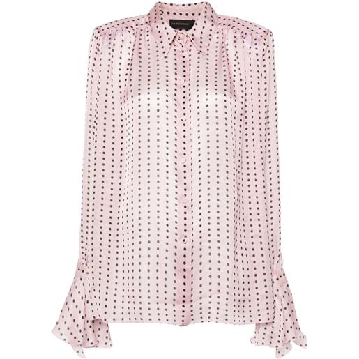 THE ANDAMANE camicia con maniche svasate - rosa