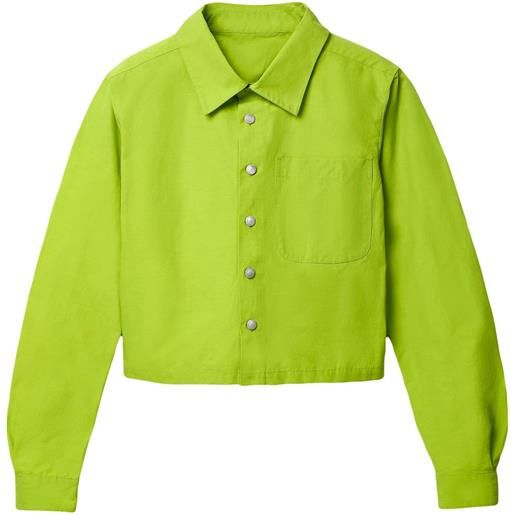 CamperLab giacca-camicia con bottoni - verde