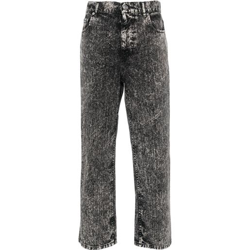 Marni high-rise straight-leg jeans - nero