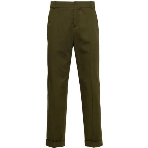 Balmain pantaloni affusolati - verde