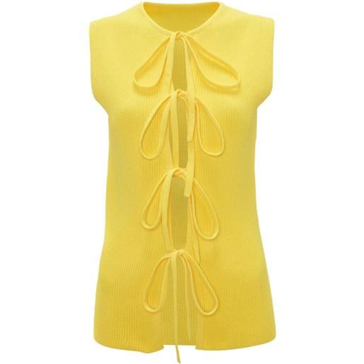 JW Anderson top a coste - giallo