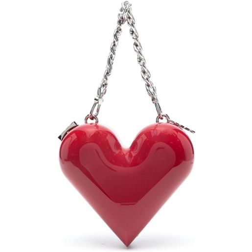 Gcds borsa heart mini - rosso