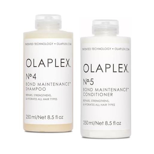 Olaplex - shampoo e balsamo di mantenimento, n. 4 e 5