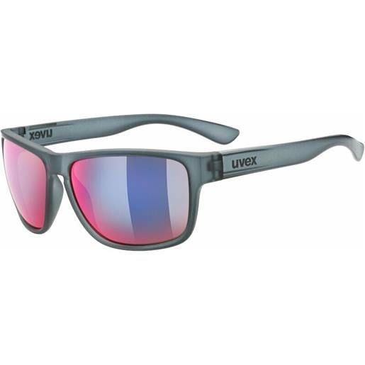 UVEX lgl 36 cv grey mat blue/mirror pink occhiali lifestyle