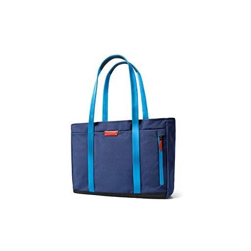 Bellroy classic tote, borsa impermeabile in tessuto per notebook (15 litri, notebook da 15) - blue neon