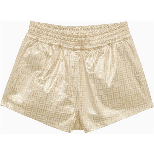 Givenchy short dorato in misto cotone