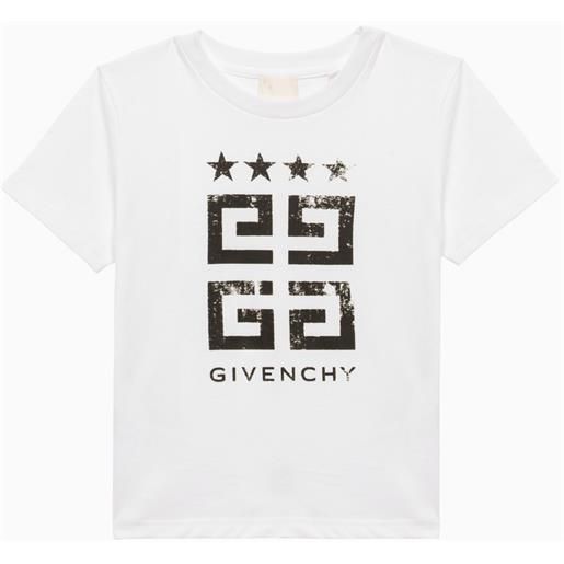 Givenchy t-shirt bianca in cotone con logo