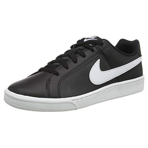 Nike wmns court royale sl, scarpe da ginnastica donna, black/white, 38 eu