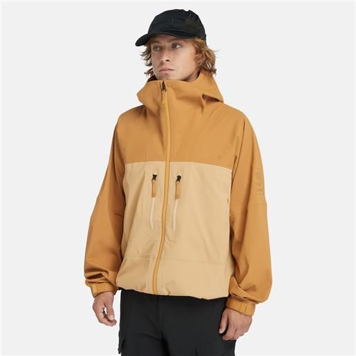Timberland giacca impermeabile caps ridge motion da uomo in giallo giallo