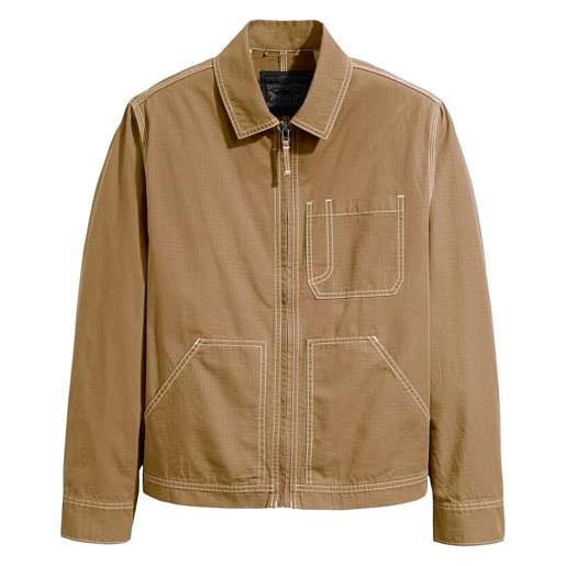 Levi's huber utility jacket giacca, lontra, xl uomo