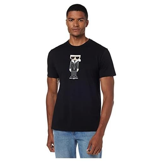 KARL LAGERFELD kocktail karl t-shirt, nero, xxl uomo