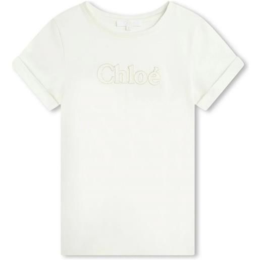 ChloÃ¨ kids t-shirt in cotone bianco