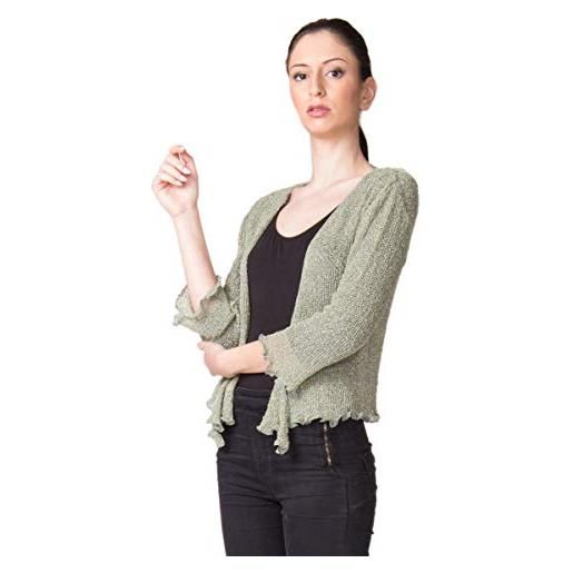 Controcorrente coprispalle manica 3/4 rayon gold verde vintage