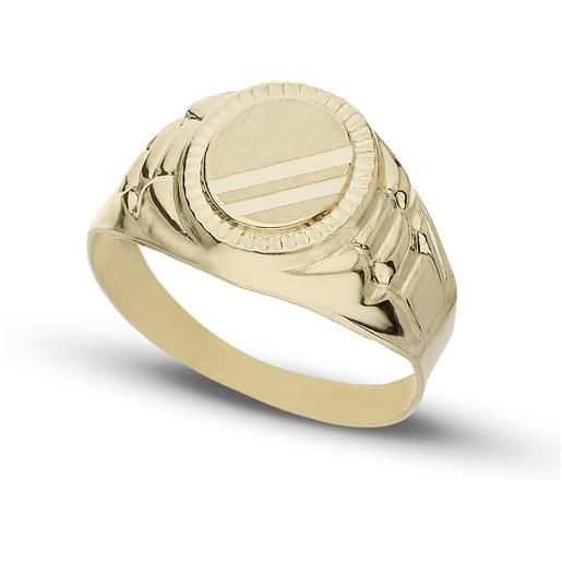 Gioielleria Lucchese Oro anello uomo oro giallo gl101623