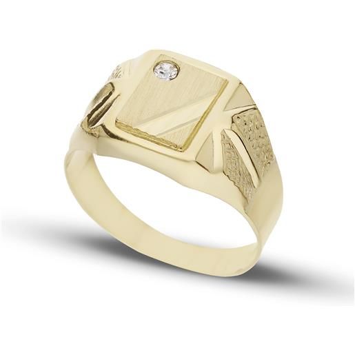 Gioielleria Lucchese Oro anello uomo oro giallo gl101624