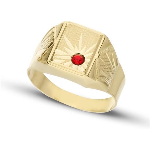 Gioielleria Lucchese Oro anello uomo oro giallo gl101626