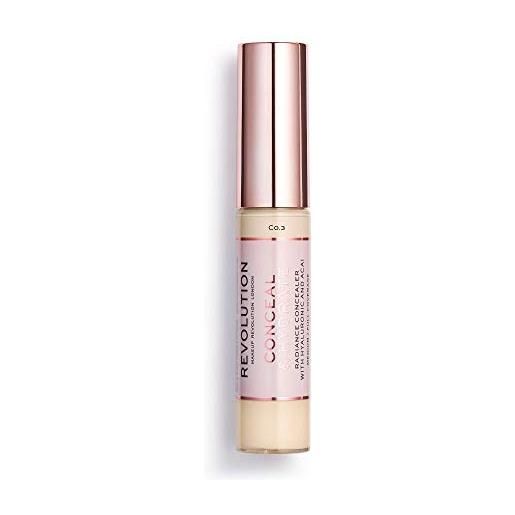 Revolution Beauty London makeup revolution, correttore conceal & hydrate, c0.7, 13ml