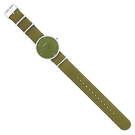 Homemania homot_0675 orologio da polso quartz, analogico, unisex, verde, 29 x 4.7 x 2 cm