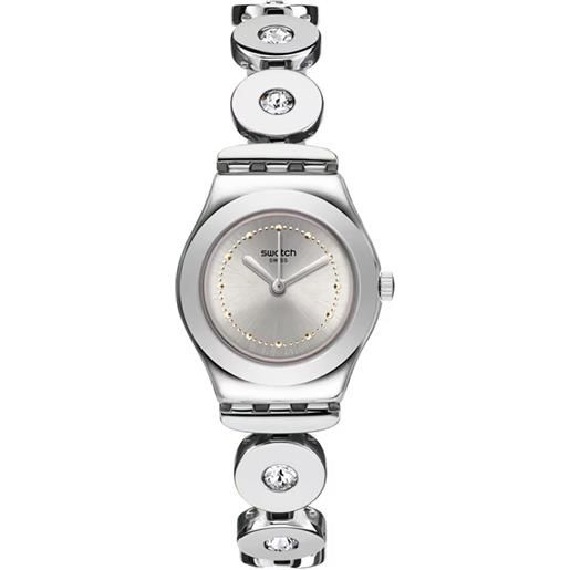 Swatch / time to Swatch / inspirance / orologio donna / quadrante argentato / cassa e bracciale acciaio