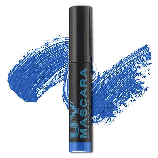 Stargazer neon blue mascara vegan e senza parabeni formula che si illumina sotto la luce uv 21 g