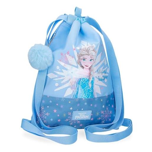 Disney joumma Disney frozen magic ice zaino sacco blu 30 x 40 cm poliestere by joumma bags, blu, zaino sacco